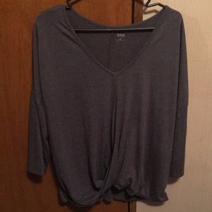 🔥💕3/4 length sleeve long sleeve shirt•Grey in color•by ANA •Womens•Sz.XL•💕🔥